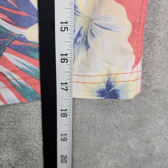 Mens Coral Goodfellow & Co Tropical Hawaiian Floral Swim Trunks Shorts Size XL - Picture 11 of 12